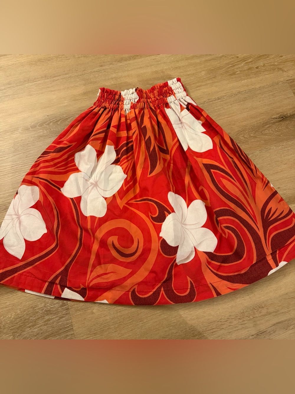 Girls hula skirt 21 inches handmade